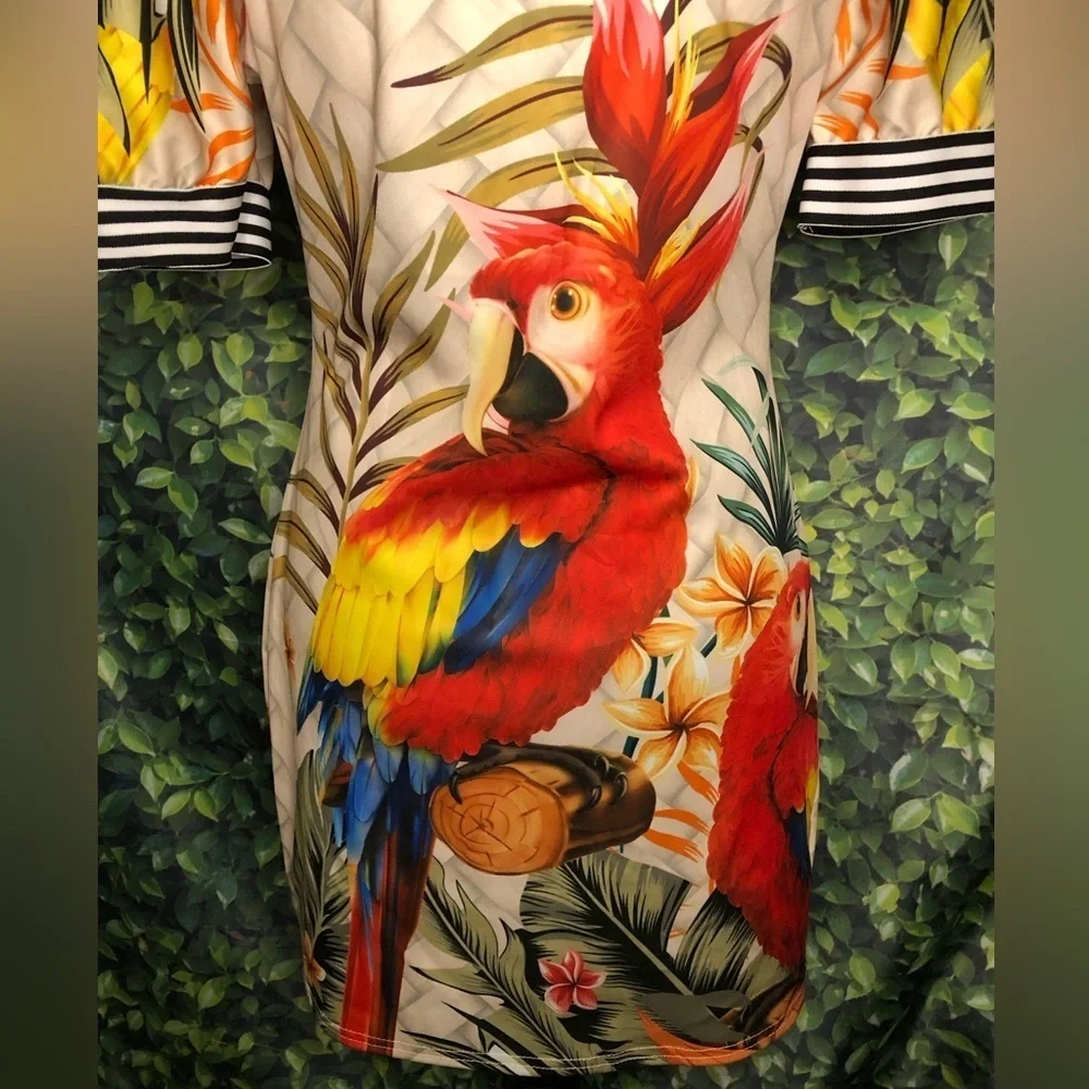 CBR Tropical Vacation Vibes Mini Dress Size XL - Picture 9 of 14